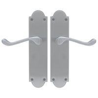 Victorian Lever Latch in Satin Chrome