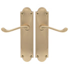 Victorian Lever Latch in Unlacquered Brass