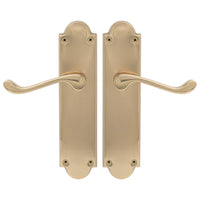 Victorian Lever Latch in Unlacquered Brass