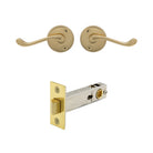 York Passage Set in Polished Brass