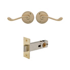York Passage Set in Unlacquered Brass