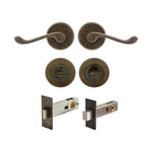 York - Round Rose Privacy Set in Oil Rubbed Bronze