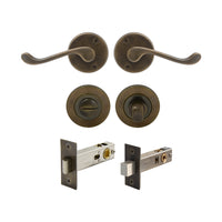 York - Round Rose Privacy Set in Oil Rubbed Bronze
