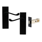 York Square Longplate - Passage Set in Matt Black