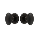 Knob Latch Oval in Dark Roman Brass
