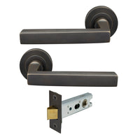 Windsor FEDERAL Passage Set — Dark Roman Brass