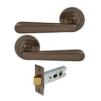 Villa Round Rose Passage Set in Antique Bronze