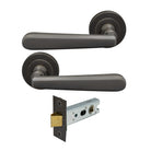 Villa Round Rose Passage Set in Dark Roman Brass