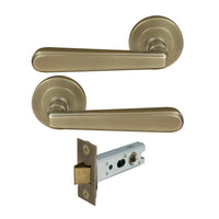 Villa Round Rose Passage Set in Roman Brass