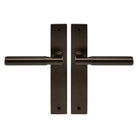 NIDO - Lumina Longplate Lever Set - Plain in Cocoa Bronze