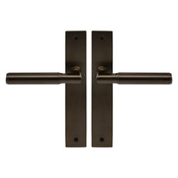 NIDO - Lumina Longplate Lever Set - Plain in Cocoa Bronze