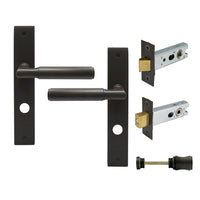 NIDO - Sona Longplate Privacy Set in Dark Roman Brass