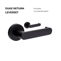 +Duke Return Lever Set in Black
