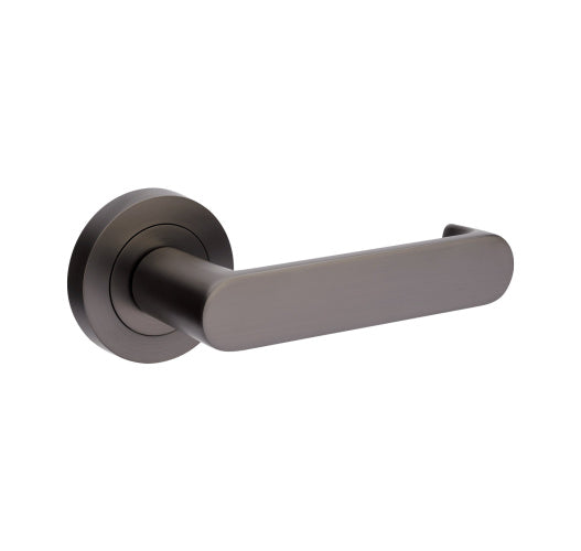 +Duke Return Lever Set in Graphite Nickel