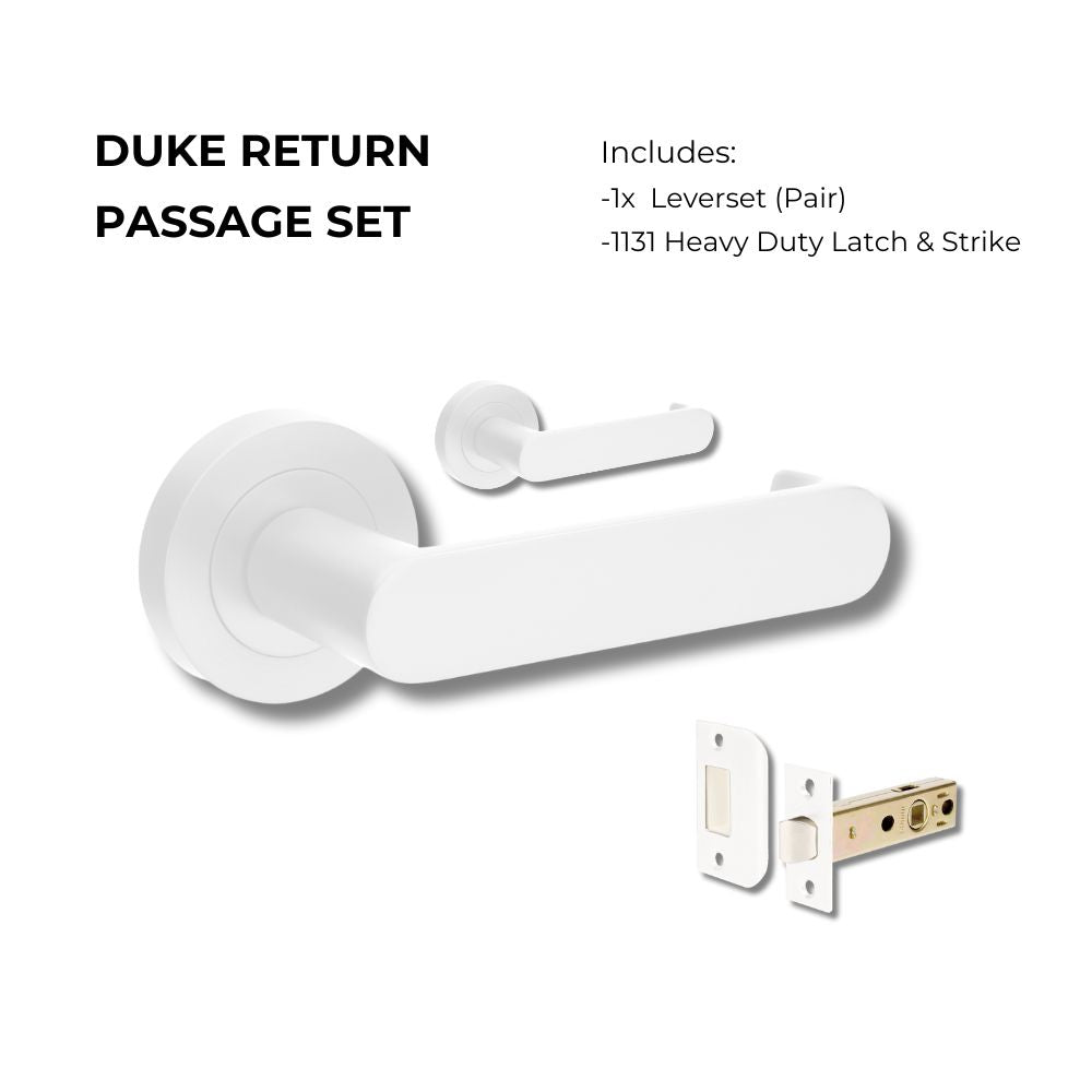 +Duke Return Passage Set in White