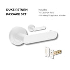 +Duke Return Passage Set in White
