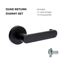 +Duke Return Dummy Set in Black