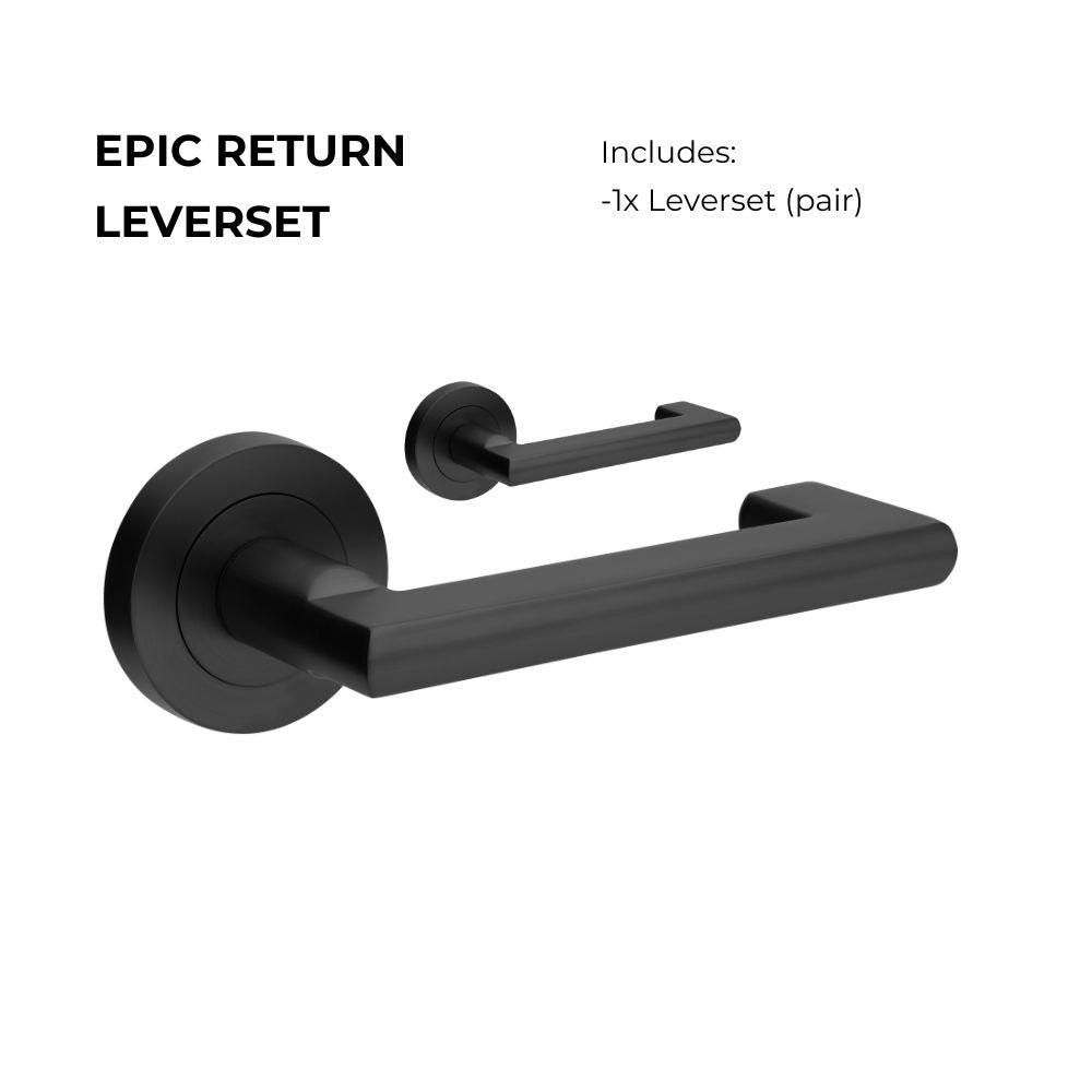 +Epic Return Lever Set in Black