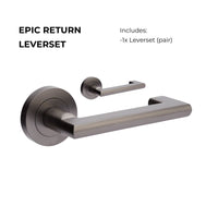 +Epic Return Lever Set in Graphite Nickel
