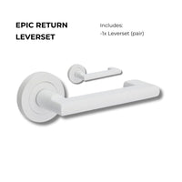 +Epic Return Lever Set in White