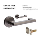 +Epic Return Passage Set, Includes 1131 Latch in Graphite Nickel