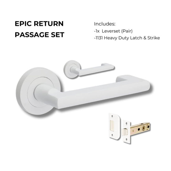 +Epic Return Passage Set, Includes 1131 Latch in White