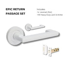 +Epic Return Passage Set, Includes 1131 Latch in White