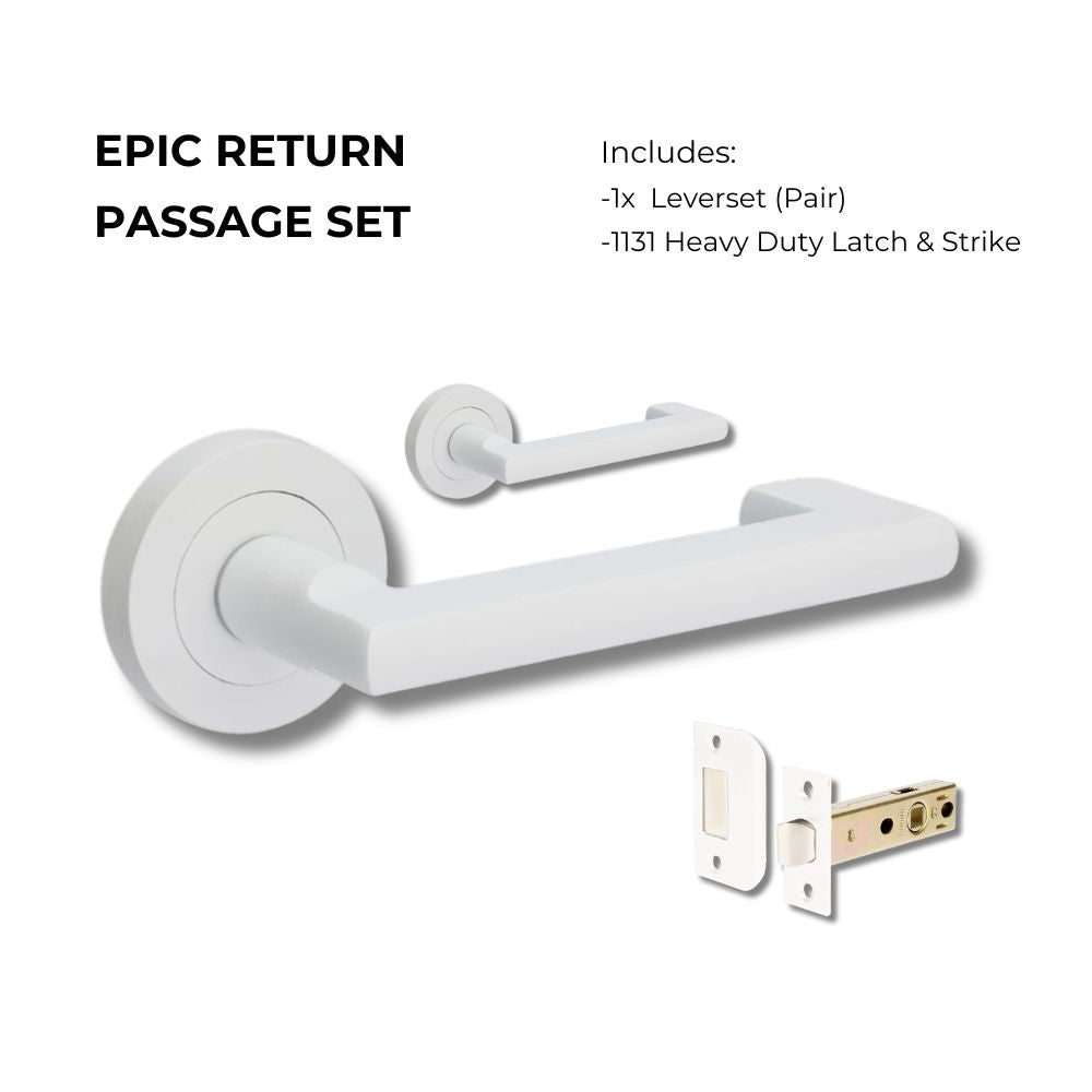 +Epic Return Passage Set, Includes 1131 Latch in White