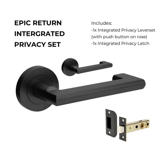 +Epic Return Privacy Set, Includes Integrated Privacy Kit in Black / Brass