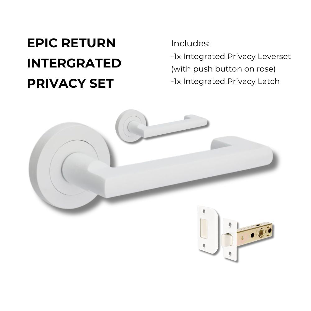 +Epic Return Privacy Set, Includes Integrated Privacy Kit in White