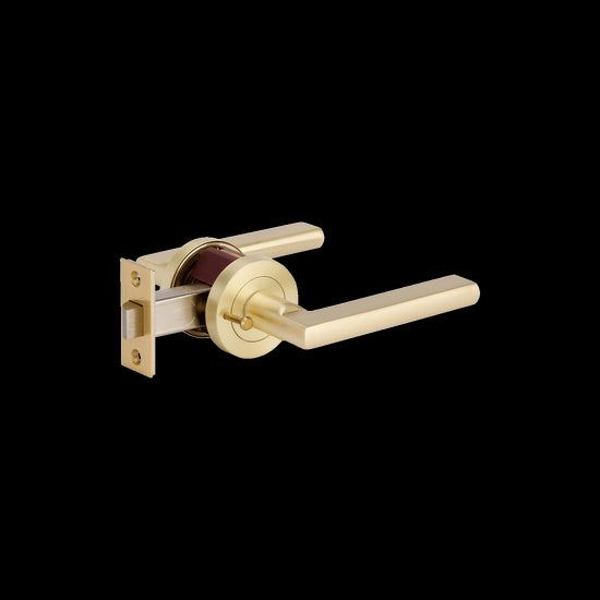 Epic Privacy Set, Includes Integrated Privacy Kit in Satin Brass