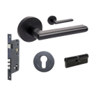Epic Entrance Set - includes 10020, 1143, 9035 & 1147 (70mm Key/Key) in Black