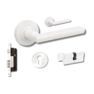 Epic Entrance Set - includes 10020, 1143, 7020 & 1148 (70mm Key/Turn) in Matt White