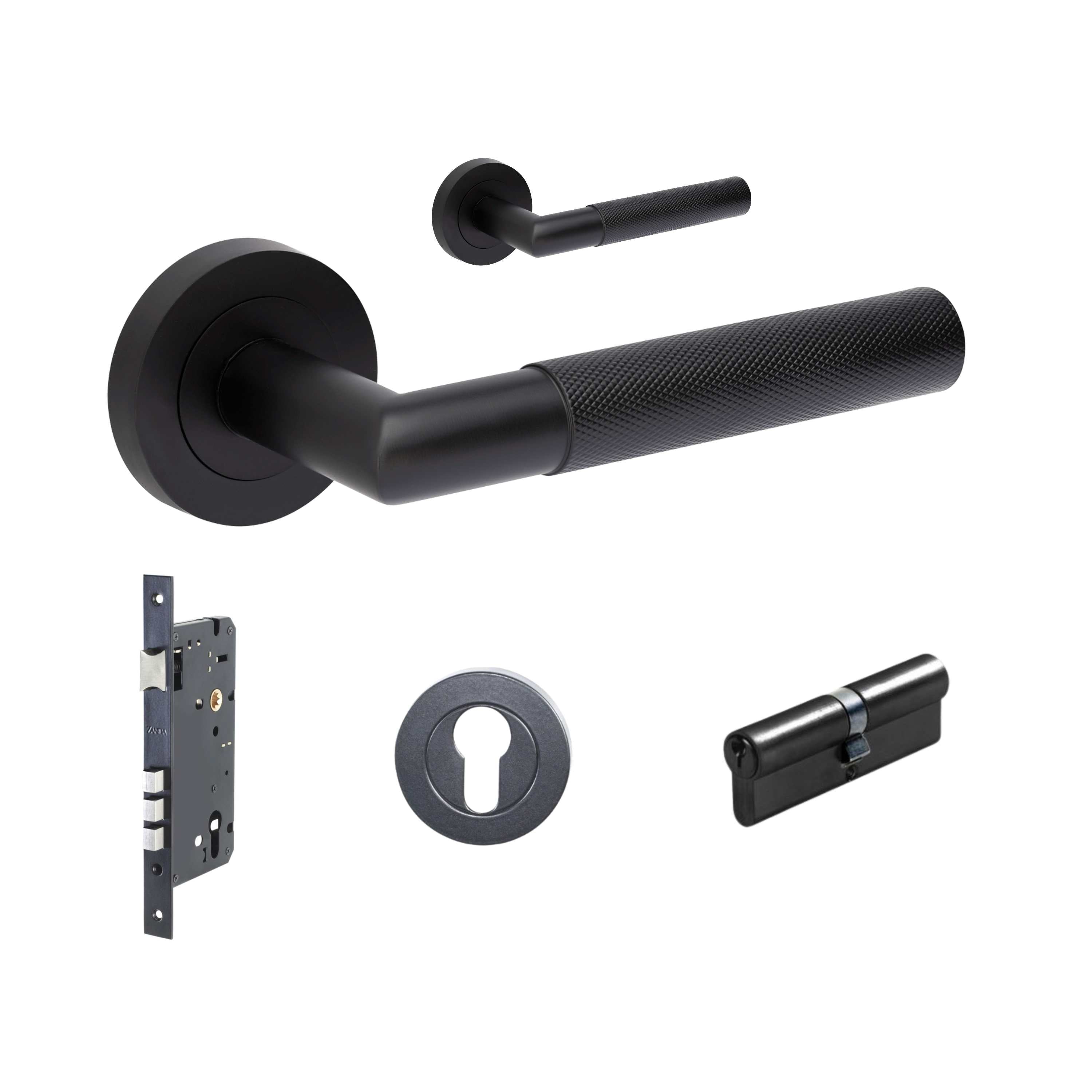 Vertex Entrance Set - includes 10070, 1143, 7020.2 & 1147 (70mm Key/Key) in Black