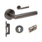 Vertex Entrance Set - includes 10070, 1143, 7020.2 & 1147 (70mm Key/Key) in Graphite Nickel