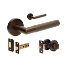 Vertex Separate Privacy Set, includes 1131 & 7032 privacy kit in Ember Bronze
