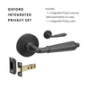 Oxford Privacy Set, Includes Integrated Privacy latch in Black