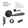 Oxford Entrance Set - Includes 10071, 1143, 7020.2 & 1147 (70mm Key/Key) in Black