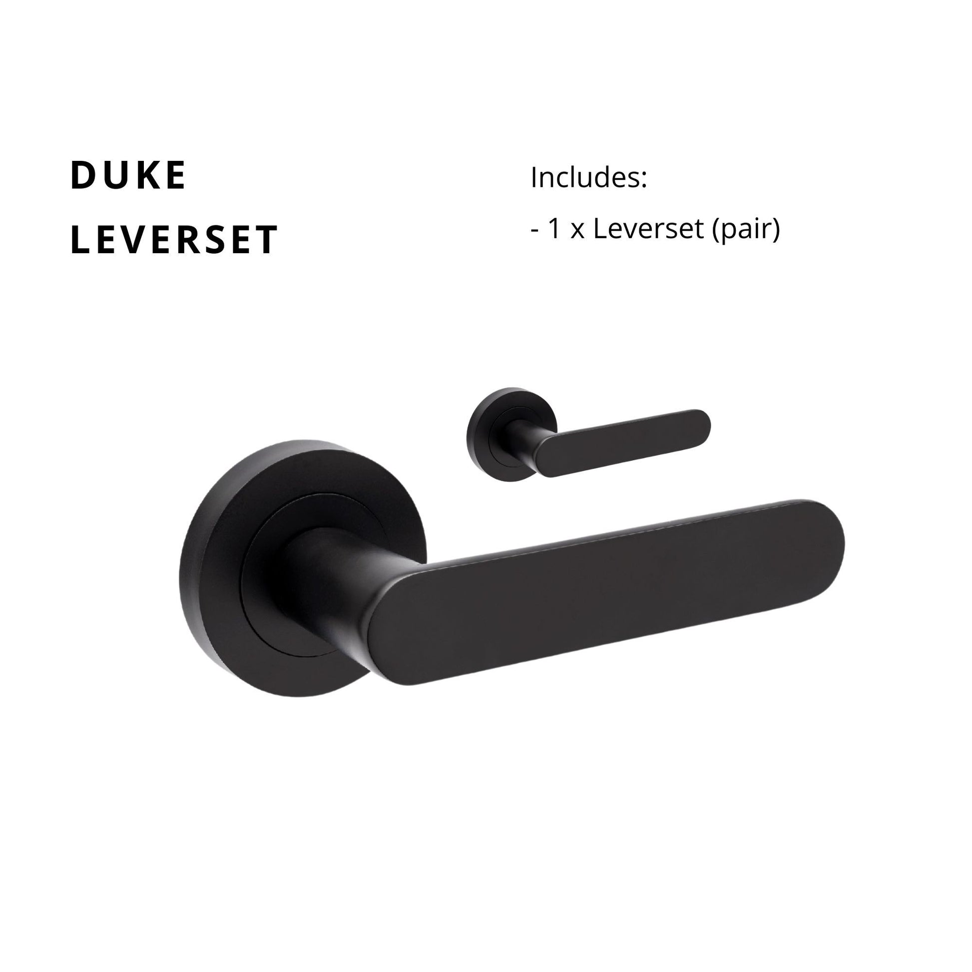 Duke Lever Set in Black