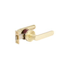 Zanda Duke Lever Set with black finish, featuring sleek door handles and matching latch for modern interior door hardware.