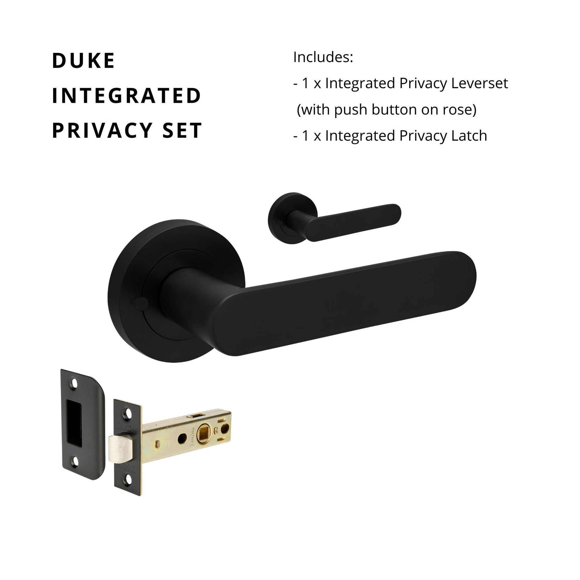 Duke Privacy Set in Black