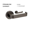 Streamline Round Rose Leverset in Graphite Nickel