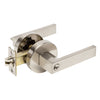 Zanda Mace Lever - Brushed Nickel / Entrance Set in Brushed Nickel