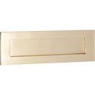 Letter Plate Polished Brass H100xW300mm in Polished Brass