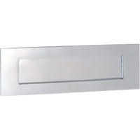Letter Plate Chrome Plated H100xW300mm in Chrome Plated