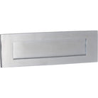 Letter Plate Satin Chrome H100xW300mm in Satin Chrome