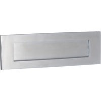 Letter Plate Satin Chrome H100xW300mm in Satin Chrome