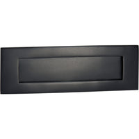 Letter Plate Matt Black H100xW300mm in Matt Black
