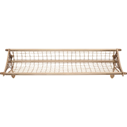 Luggage Rack NSWR Polished Brass H240xL725xP200mm in Polished Brass