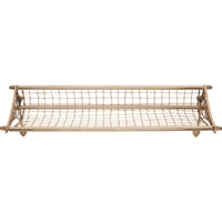 Luggage Rack NSWR Polished Brass H240xL725xP200mm in Polished Brass
